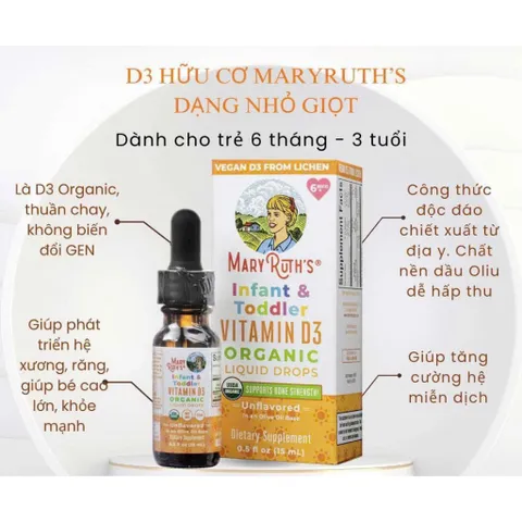 Mary Ruth’s hữu cơ cho bé yêu