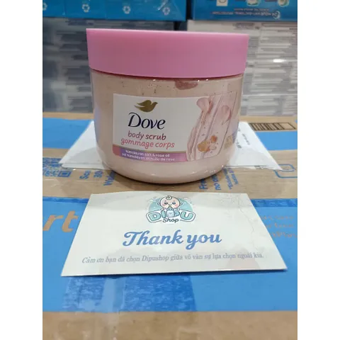 Tẩy Tế Bào Chết Body Dove Chăm Sóc Da Dưỡng Trắng Cấp Ẩm