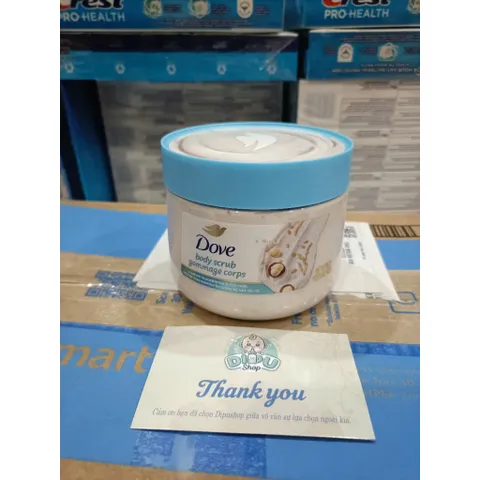 Tẩy Tế Bào Chết Body Dove Chăm Sóc Da Dưỡng Trắng Cấp Ẩm