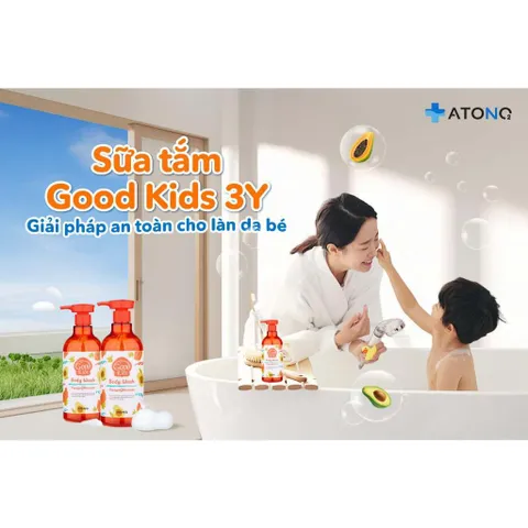 Tắm gội xả Atono2 Good Kids Hàn Quốc cho bé từ 3 tuổi trở lên