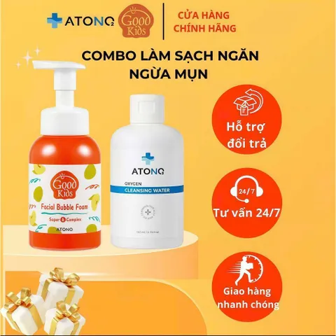 Tắm gội xả Atono2 Good Kids Hàn Quốc cho bé từ 3 tuổi trở lên