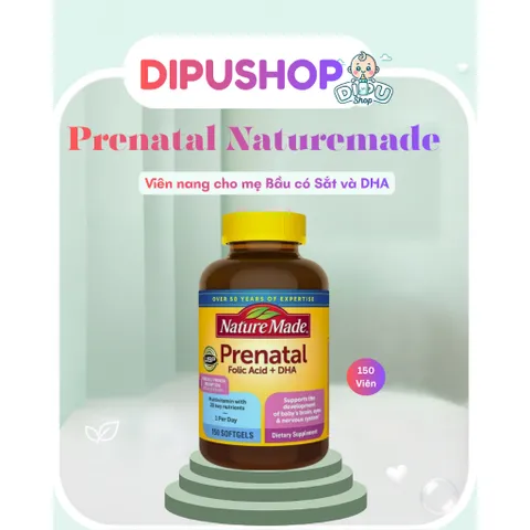 Vitamin Prenatal bầu 150 viên Mỹ - vị cam
