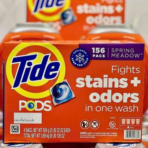 Thùng 156 viên giặt Tide pods của Mỹ chính hãng