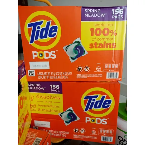 Thùng 156 viên giặt Tide pods của Mỹ chính hãng