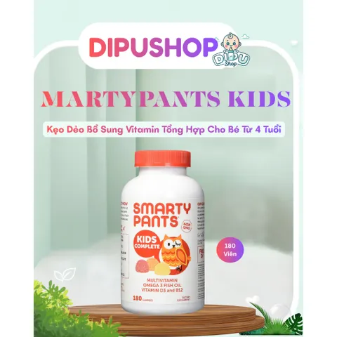 Kẹo dẻo Vitamin cho trẻ Smarty Pants 180 viên - Nhập Mỹ