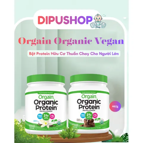 Bột Đạm Orgain Protein thuần chay vegan hữu cơ