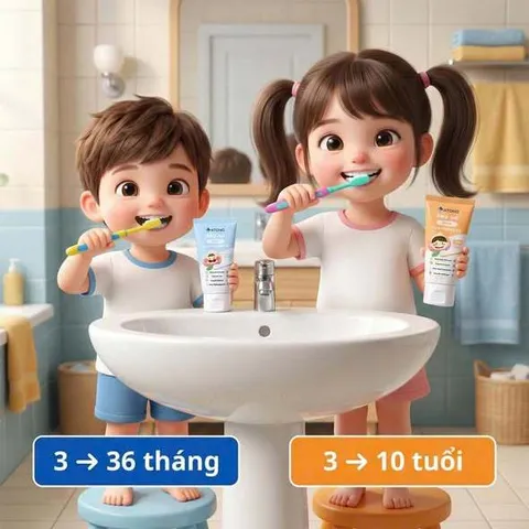 Kem đánh răng lợi khuẩn Pro HA Atono2 Hàn Quốc cho bé 6m+ ( Tuýp 50g)