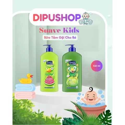 Sữa tắm gội cho bé Suave Kids 3IN1 532ml