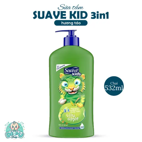 Sữa tắm gội cho bé Suave Kids 3IN1 532ml