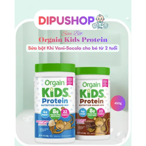 Sữa Orgain Kid Protein dạng bột cho bé 2 tuổi [ Hàng Air]