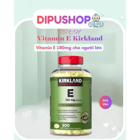 [DATE 2029] Vitamin E 400 IU 500 Viên Kirkland Của Mỹ