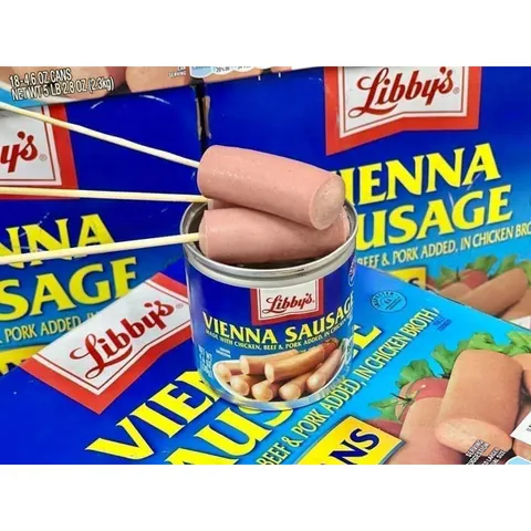 Thùng Xúc Xích Hộp Vienna Sausage 130g - Mỹ
