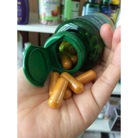 Viên uống hỗ trợ dạ dày tinh chất nghệ Turmeric Curcumin 500mg180 Puritan Pride.