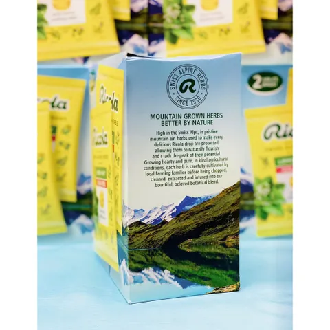 Kẹo Ngậm Ricola Thảo Mộc Sugar Free Giảm Ho Khàn Giọng