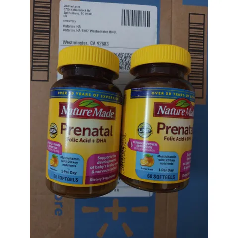 [DATE 2027] 90/100//110 viên Vitamin Mẹ Bầu Nature Made Prenatal Folic Acid + DHA