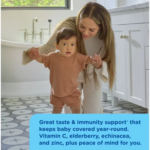 Siro tăng đề kháng hữu cơ MOMMY'S BLISS kèm prebiotic cho bé từ 4 tháng hàng Mỹ