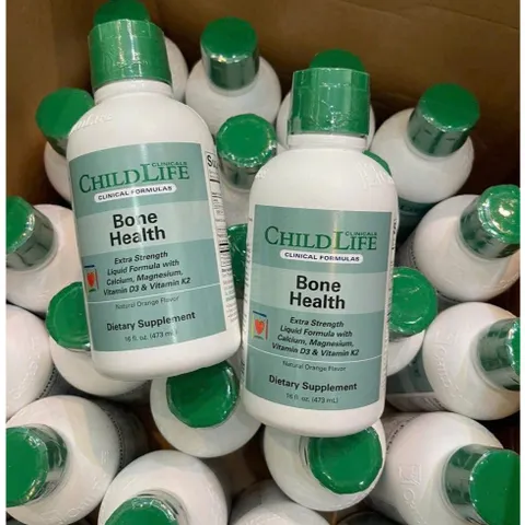 Bone Health Childlife Hỗ trợ cho bé có hệ xương chắc khỏe với hàm lượng canxi nhiều hơn- chai 473 ml