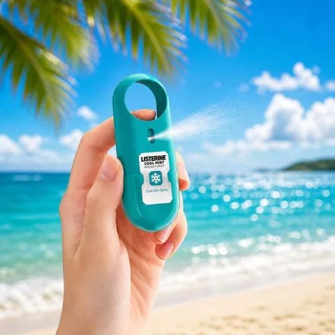 SET Xịt thơm miệng Listerin Pocket Mist Cool Mint 7,7ml*2