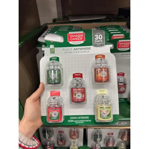 Set 5 Bình thơm xe hơi Yankee Candle Ultimate Air Freshener