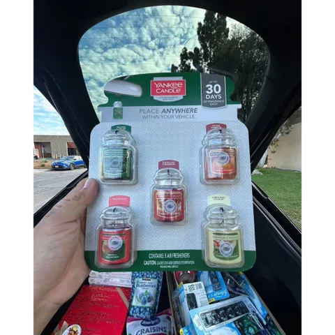 Set 5 Bình thơm xe hơi Yankee Candle Ultimate Air Freshener