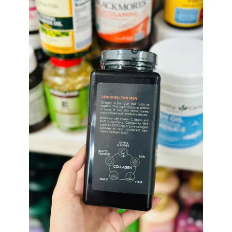 Hàng Mỹ Chính Hãng Collagen Cho Nam Youtheory Men Type 1 2 3 Hộp 390 Viên