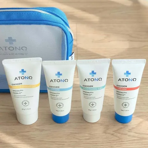 Tắm gội / dưỡng ẩm mini size Atono2 Hàn Quốc cho bé từ 0m+