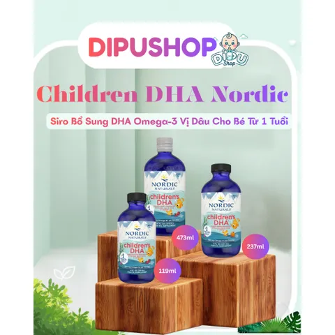 Dầu Cá DHA Cho Bé Nordic Naturals Children’s 530mg Omega-3
