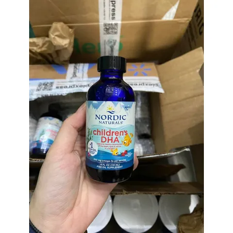 Dầu Cá DHA Cho Bé Nordic Naturals Children’s 530mg Omega-3