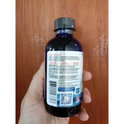 Dầu Cá DHA Cho Bé Nordic Naturals Children’s 530mg Omega-3