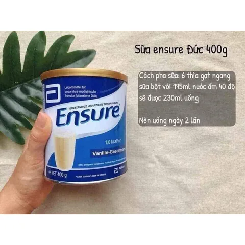 Sữa ens Đức ENSURE VANILLE