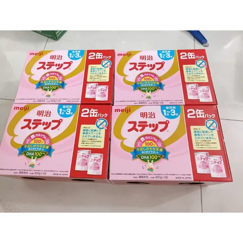 Sữa Công Thức Meiji Ezcube Nhập Khẩu Nhật Phát Triển Trí Não Cho Bé 0-3 Tuổi