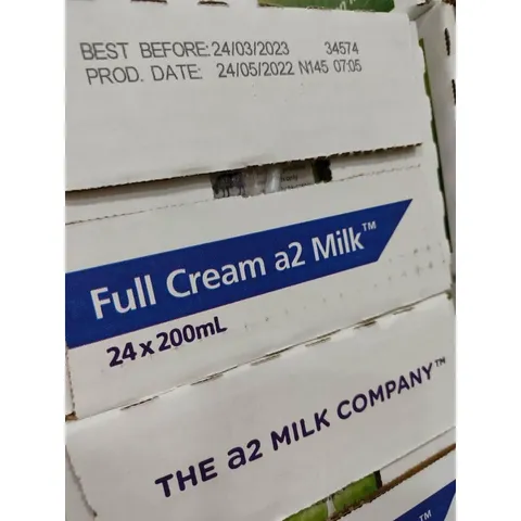 Thùng 24 Hộp Sữa Tươi A2 Full Cream 200ml