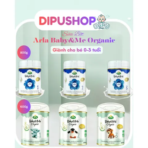 Sữa Arla Baby&Me Organic đạm A2 và HMO cao cấp từ Đan Mạch