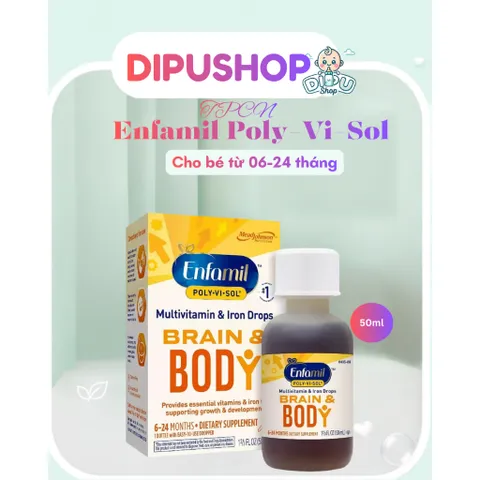 Date 2027 Enfamil Brain & Body kèm sắt cho bé từ 6-24 tháng bé phát triển toàn diện 50ml