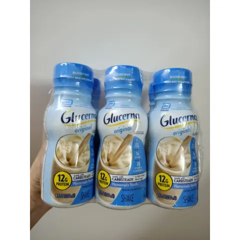 Lốc 6 chai Sữa nước tiểu đường Glucerna bổ sung khoáng chất cho người tiểu đường