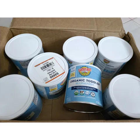 [DATE 4/2028] Sữa Earth's Best Organic Mỹ - Hộp Xanh 595gr cho bé 1 tới 3 tuổi
