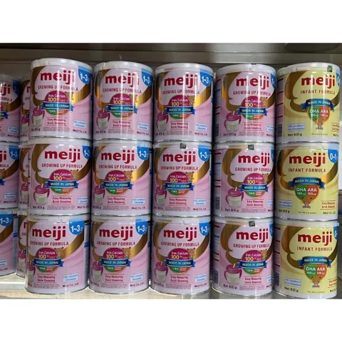 800g Sữa Meiji Infant & Growing Up Formula Nhập Khẩu Nhật Bổ Sung HMO Tăng Đề Kháng Cho Bé 0-3 Tuổi