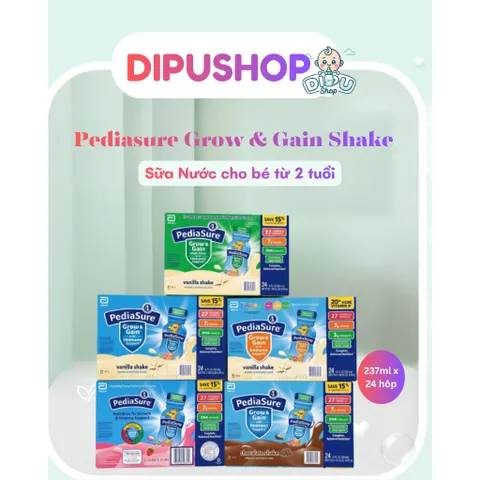 Sữa Nước PediaSure Thùng Mỹ Đủ Vị dinh Dưỡng Toàn Diện Cho Bé Biếng ăn