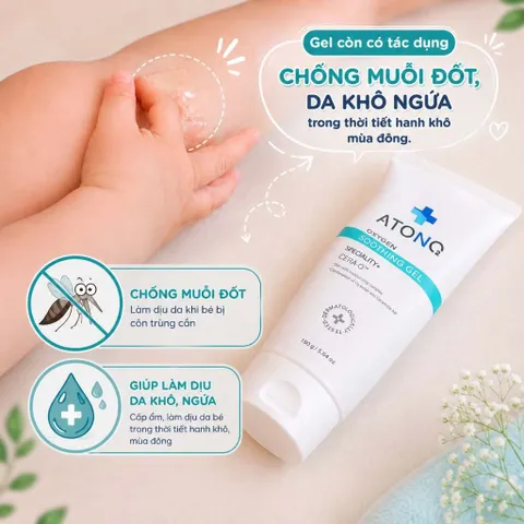 Soothing Gel ATONO2 Hàn Quốc, làm dịu mát tức thì làn da của bé, an toàn cho da nhạy cảm 160g
