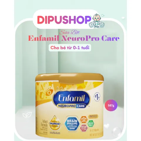 [DATE 2027] 1 HỘP LẺ Sữa Enfamil neuro pro care mỹ 587G