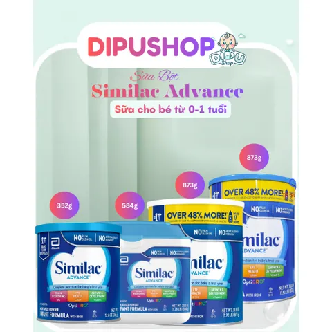 Sữa bột Similac Advance Optigo cho trẻ 0-12 tháng