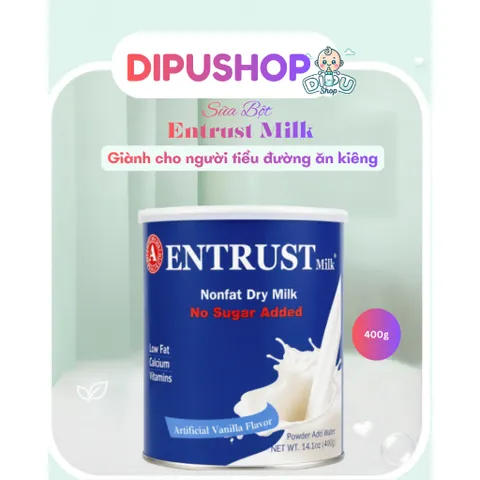 [DATE 2028] 400g Nội địa Mỹ Sữa Entrust dành cho người tiểu đường