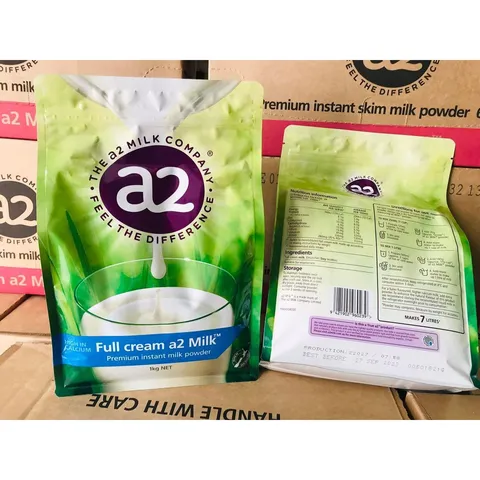 Sữa bột tách béo/nguyên kem A2 Úc 1kg