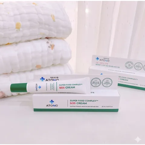Kem phục hồi da tổn thương Sos Atono2 Hàn Quốc cho bé từ 0m+