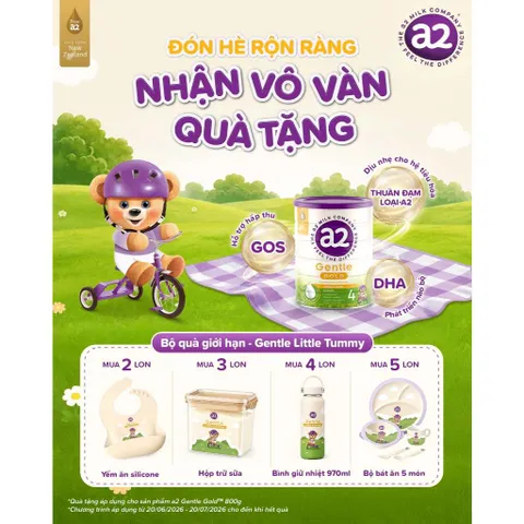[🔥DEAL SỐC CÓ HẠN🔥] Sữa A2 Gentle Gold Nguyên Kem Đạm A2 Bé Phát Triển Toàn Diện
