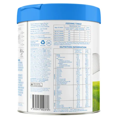 350g Sữa Bellamy Organic A2 Úc - Đạm A2 Dễ Tiêu Hóa HMO Cho Bé 0-3 Tuổi Chính Hãng