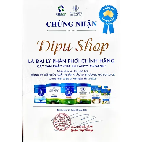 350g Sữa Bellamy Organic A2 Úc - Đạm A2 Dễ Tiêu Hóa HMO Cho Bé 0-3 Tuổi Chính Hãng
