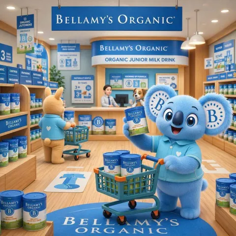 800g Sữa Bellamy Organic A2 Úc - Đạm A2 HMO Phát Triển Toàn Diện Chính Hãng