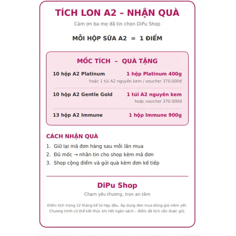 Sữa Dinh dưỡng Nguyên Kem Dạng Bột A2 Immune Lactoferrin Úc 900g- Siêu Đề Kháng