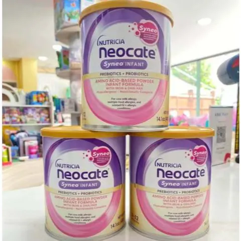 Sữa Neocate Syneo Infant Nutricia Nội Địa Mỹ Cho Bé Sơ Sinh 0-12 Tháng Dị Ứng Đạm Bò Bất Dung Nạp Lactose